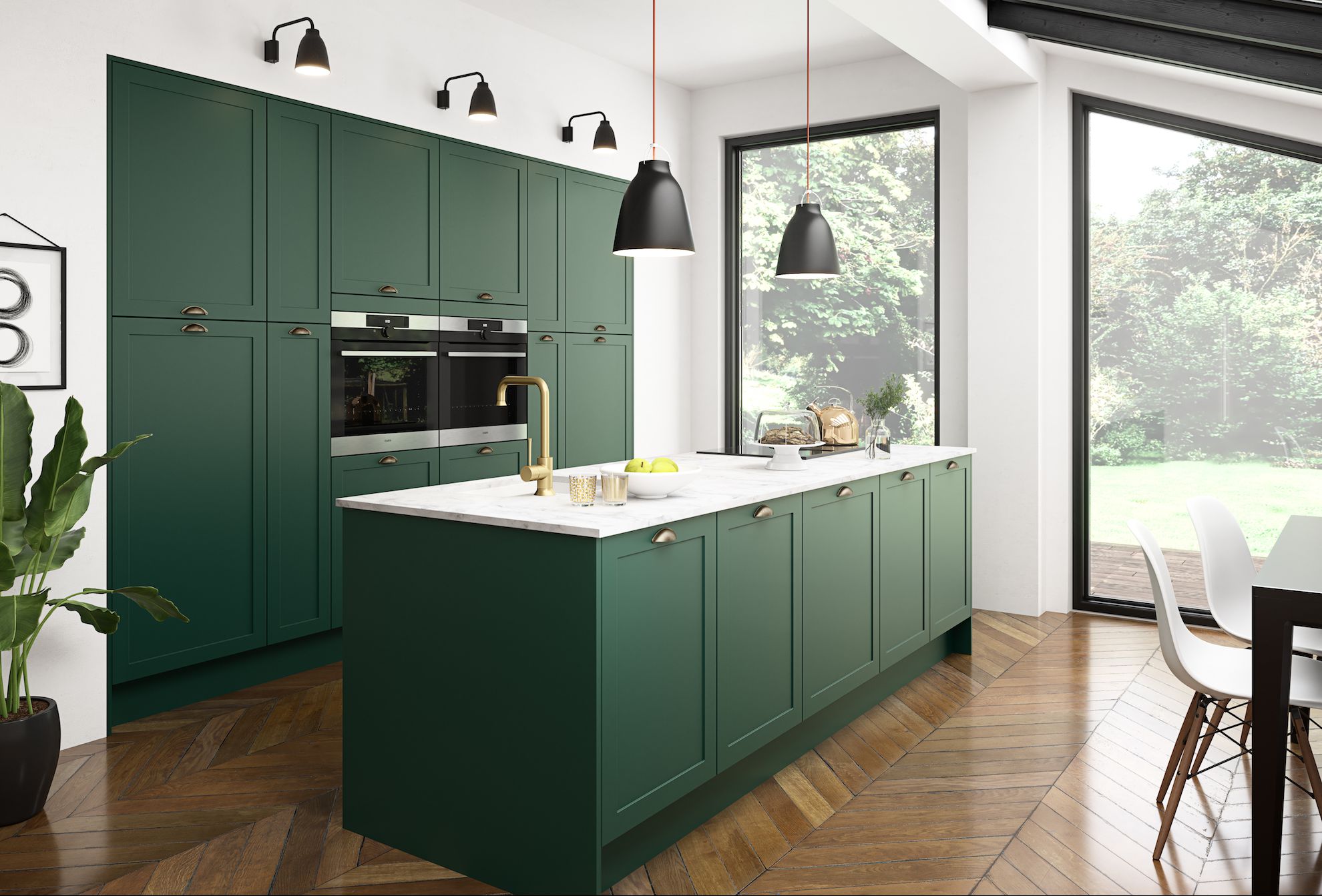 magnet-scene-05-dunham-forest-green-kitchen-1546879485 - Tierney Kitchens